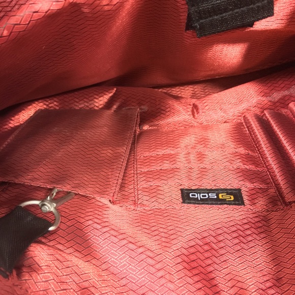 Solo Classic Laptop Tote Bag Briefcase Black - Picture 4 of 9